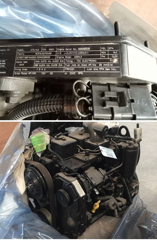Двигатель Cummins QSB4.5 110 (110 л.с.) в сборе  ЕВРО- 3 .1-ой комплектности   новый 
